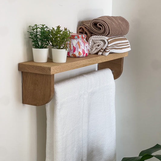 Towel Hanger Shelf