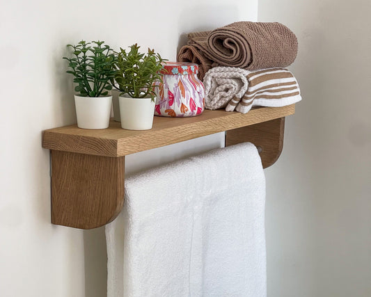 Towel Hanger Shelf